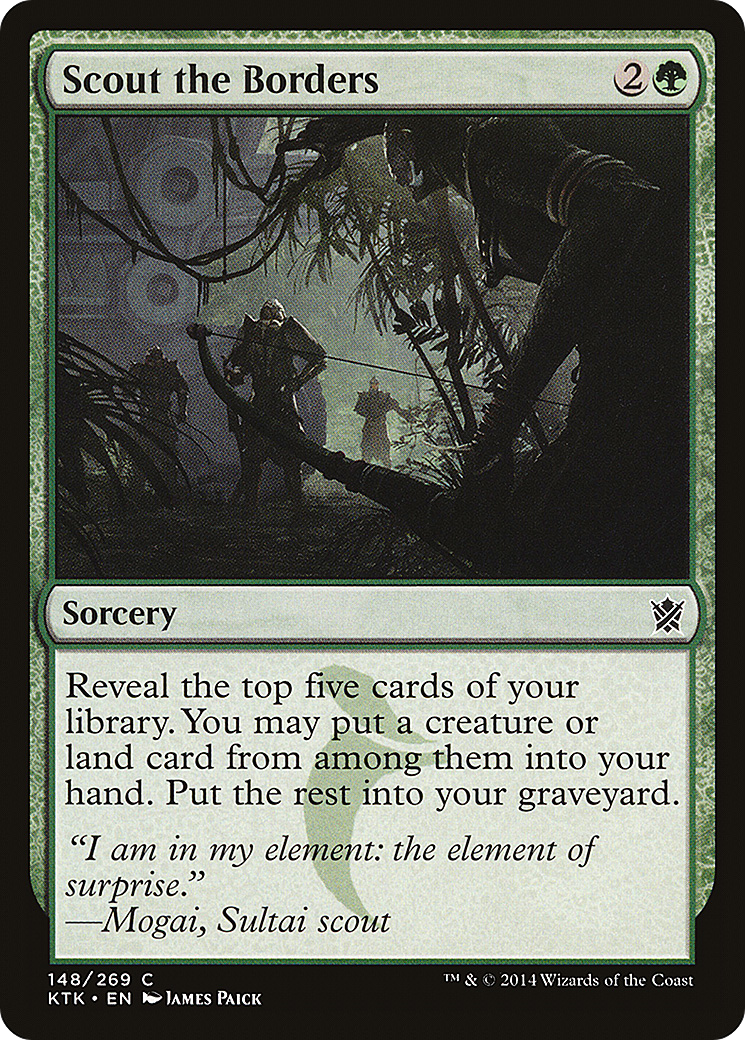 Scout the Borders (KTK-148)  - Khans of Tarkir