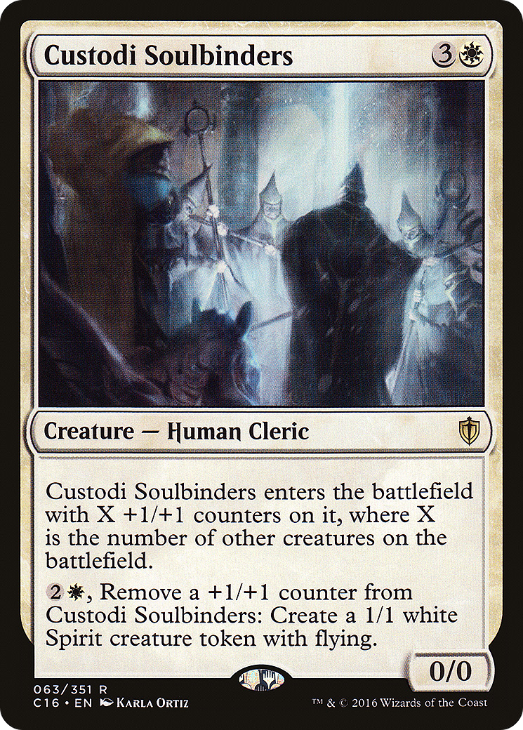 Custodi Soulbinders (C16-063)  - Commander 2016