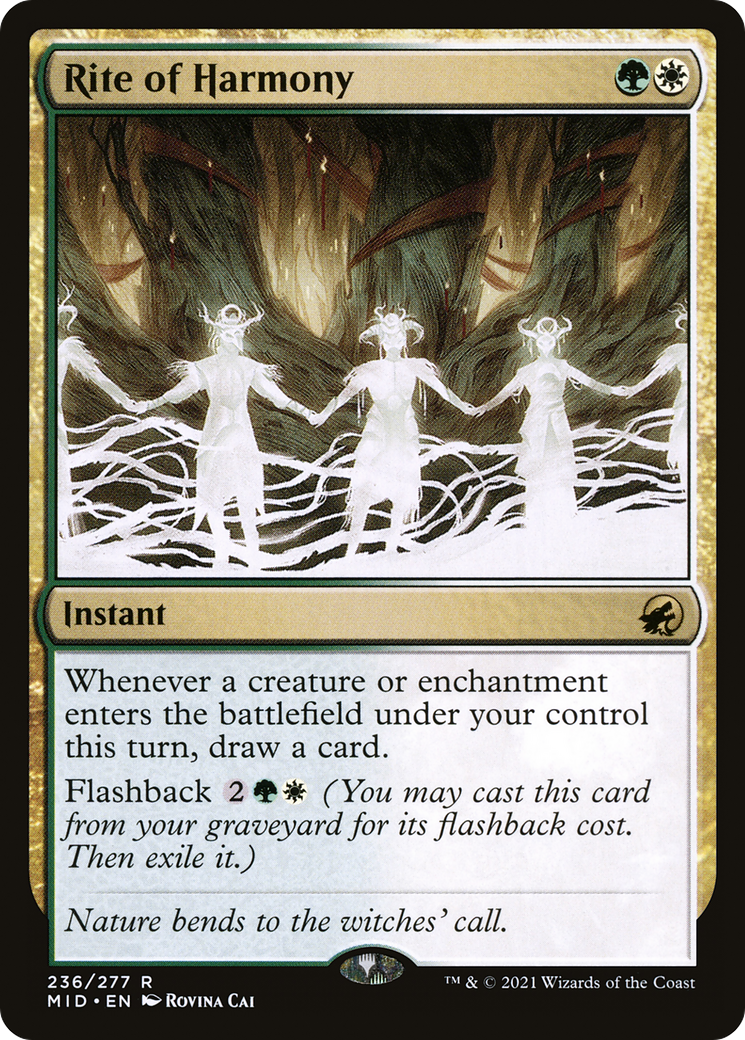 Rite of Harmony (MID-236)  Foil - Innistrad: Midnight Hunt