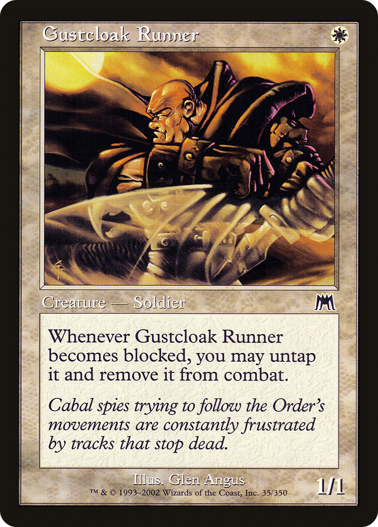 Gustcloak Runner (ONS-035)  Foil - Onslaught