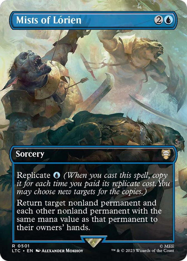 Mists of Lorien (Borderless) (LTC-501)  Foil - Tales of Middle-earth Commander