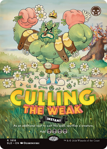 Culling the Weak (SLD-1818)  - Secret Lair Drop (Borderless)