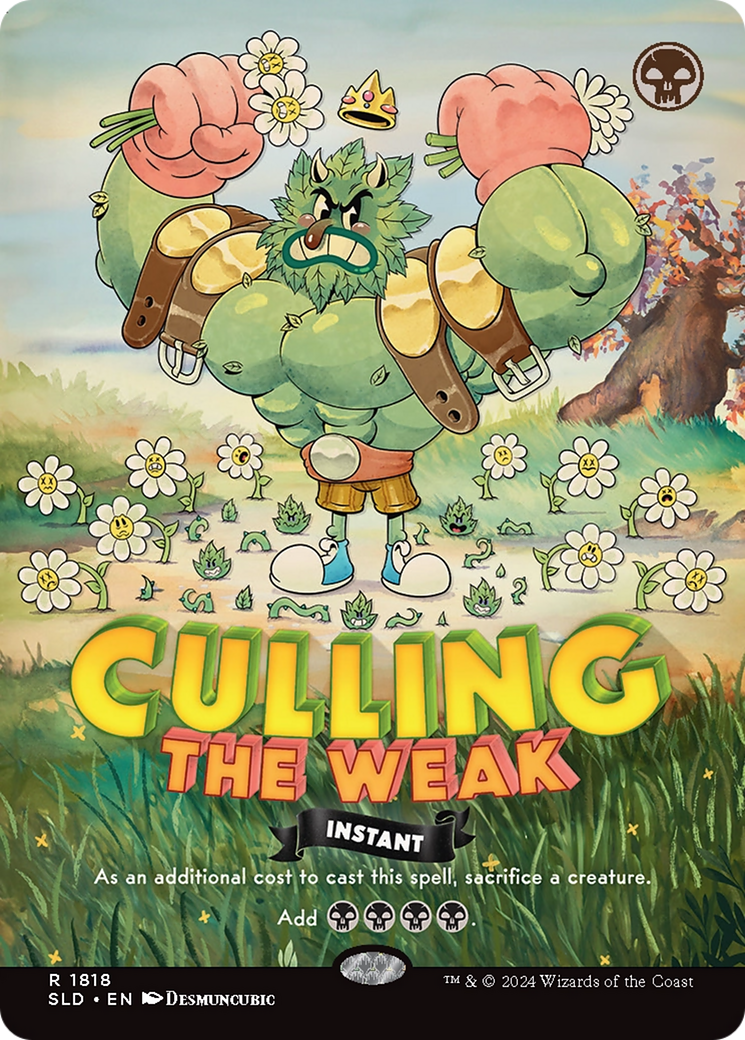 Culling the Weak (SLD-1818) - Secret Lair Drop (Borderless) Foil