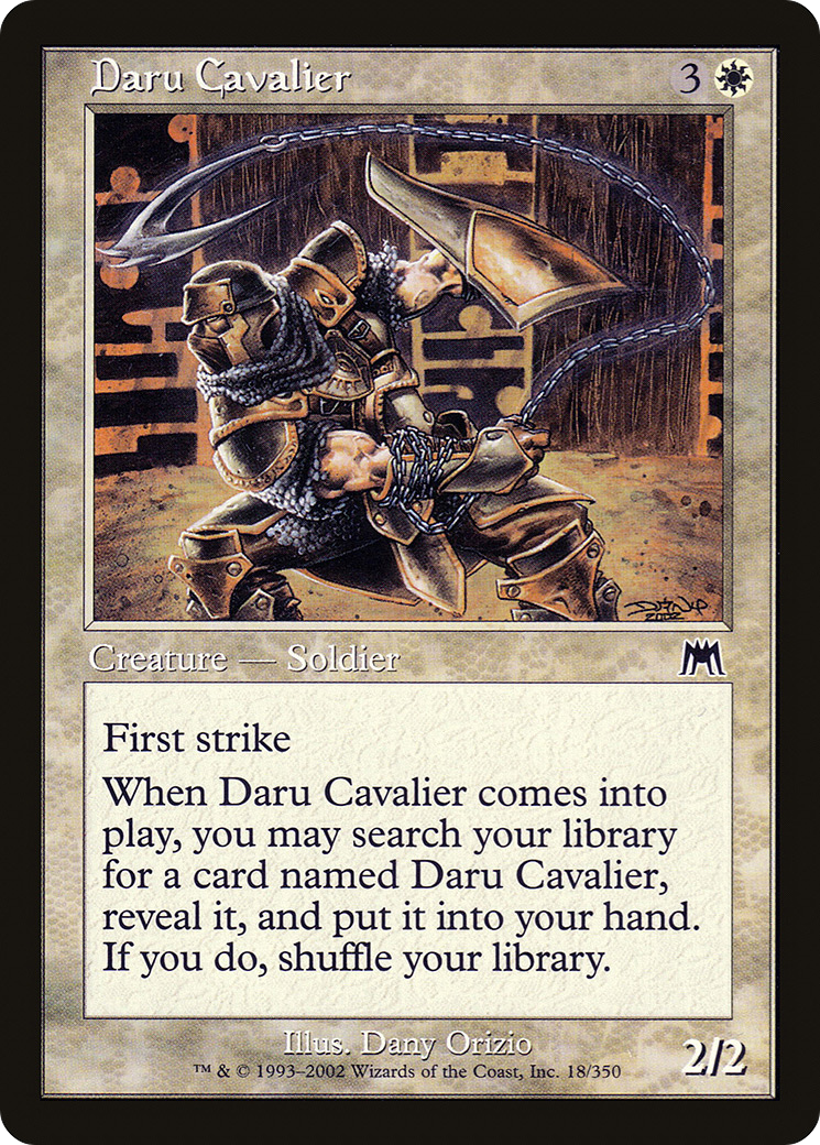 Daru Cavalier (ONS-018)  Foil - Onslaught