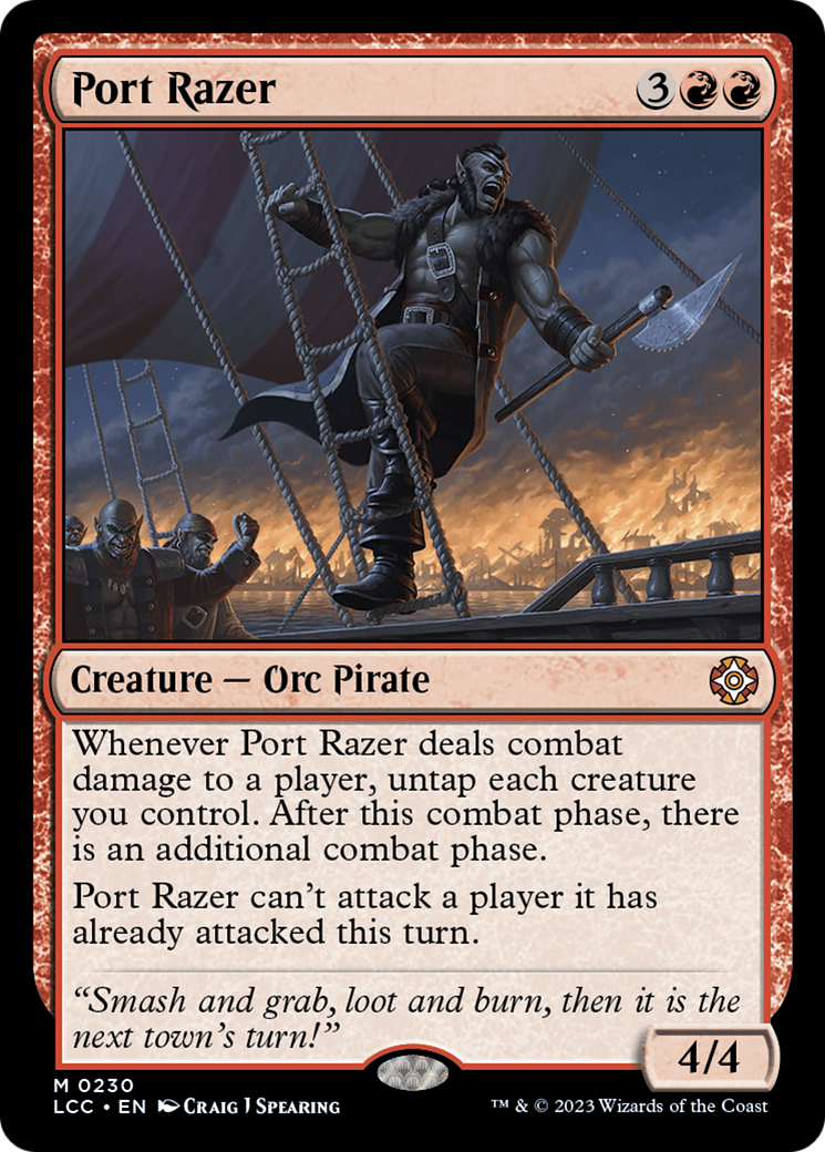 Port Razer (LCC-230)  - The Lost Caverns of Ixalan Commander