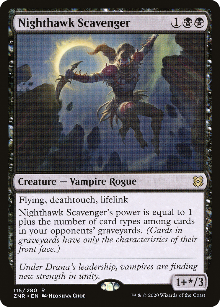 Nighthawk Scavenger (ZNR-115)  Foil - Zendikar Rising