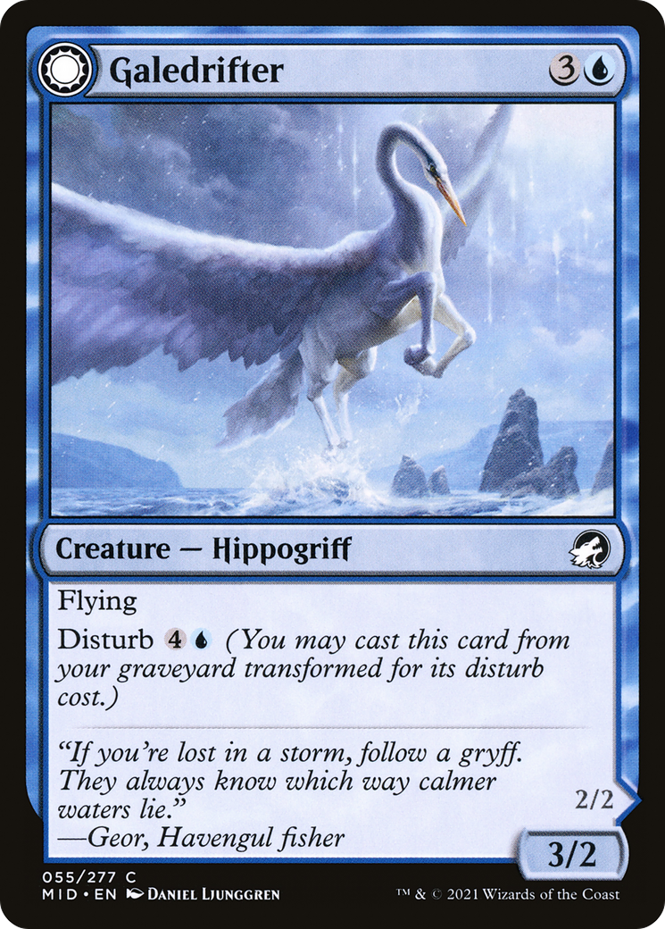 Galedrifter (MID-055)  - Innistrad: Midnight Hunt: (Double Faced Transform)