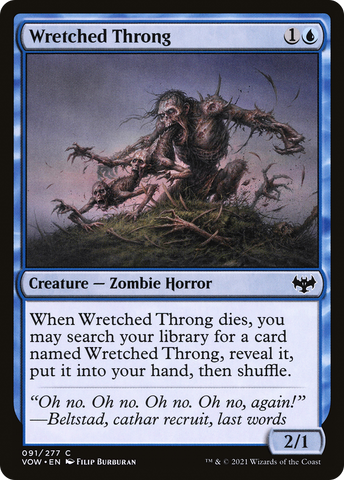 Wretched Throng (VOW-091)  - Innistrad: Crimson Vow