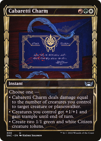 Cabaretti Charm (Showcase) (SNC-300)  - Streets of New Capenna: (Showcase)