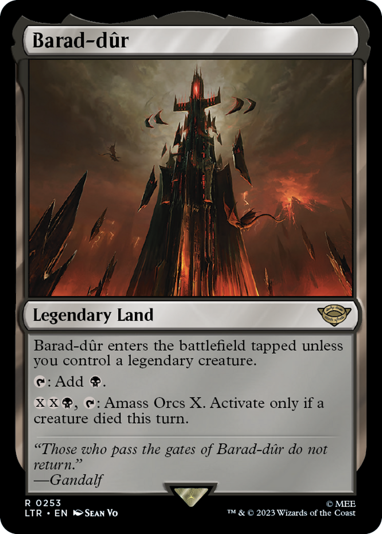 Barad-dur (LTR-253) - The Lord of the Rings: Tales of Middle-earth Foil