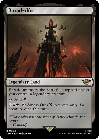 Barad-dur (LTR-253) - The Lord of the Rings: Tales of Middle-earth Foil