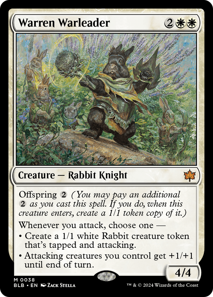 Warren Warleader (BLB-038)  - Bloomburrow