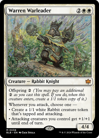 Warren Warleader (BLB-038)  - Bloomburrow