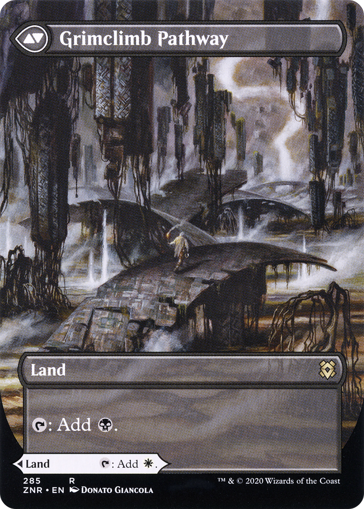 Brightclimb Pathway (Borderless) (ZNR-285)  - Zendikar Rising: (Showcase)