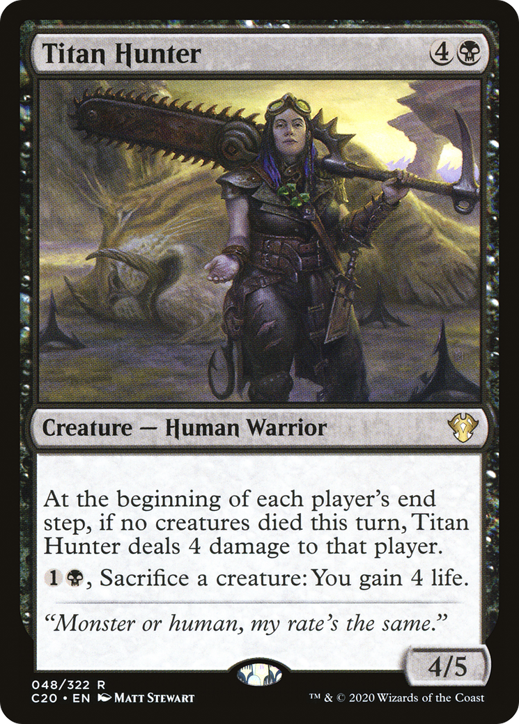 Titan Hunter (C20-048)  - Commander 2020