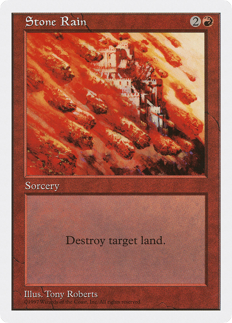 Stone Rain (5ED-)  - Fifth Edition