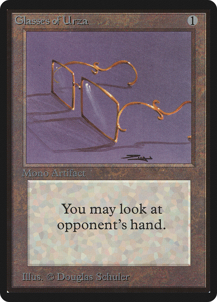 Glasses of Urza (LEB-)  - Limited Edition Beta