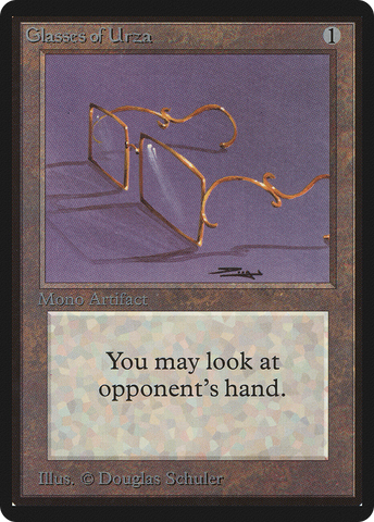 Glasses of Urza (LEB-)  - Limited Edition Beta