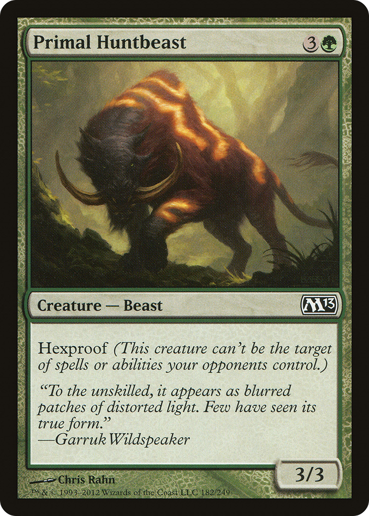 Primal Huntbeast (M13-182)  Foil - Magic 2013