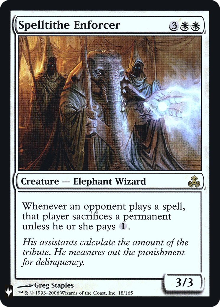 Spelltithe Enforcer (LIST-018)  Foil - The List