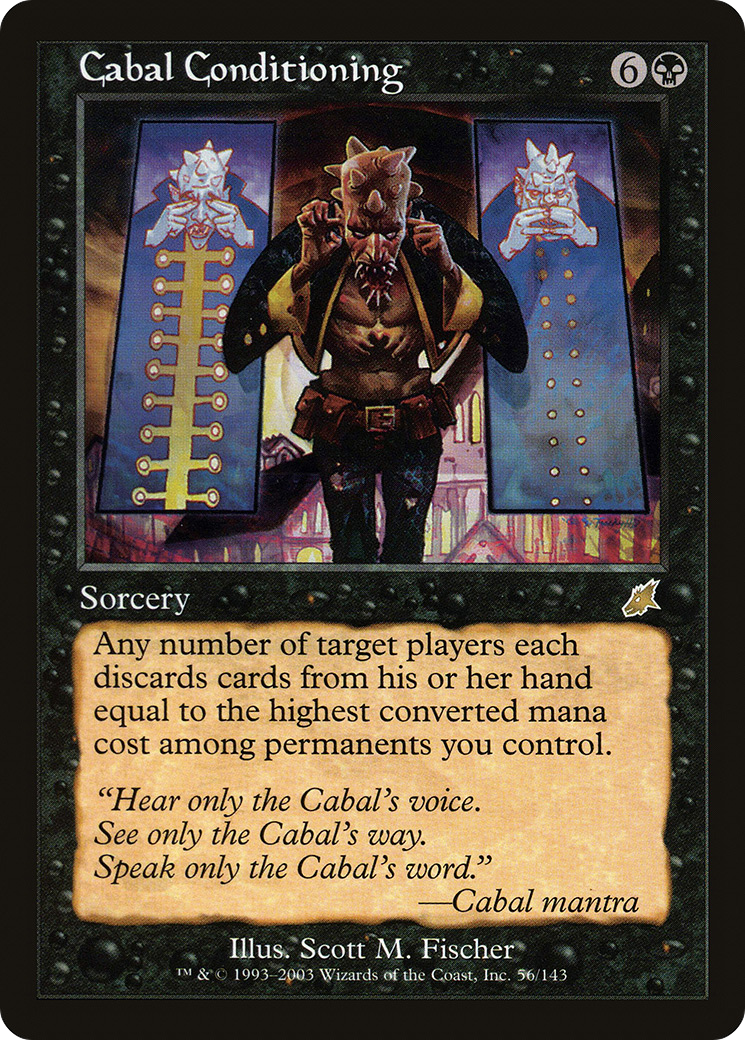 Cabal Conditioning (SCG-056)  - Scourge