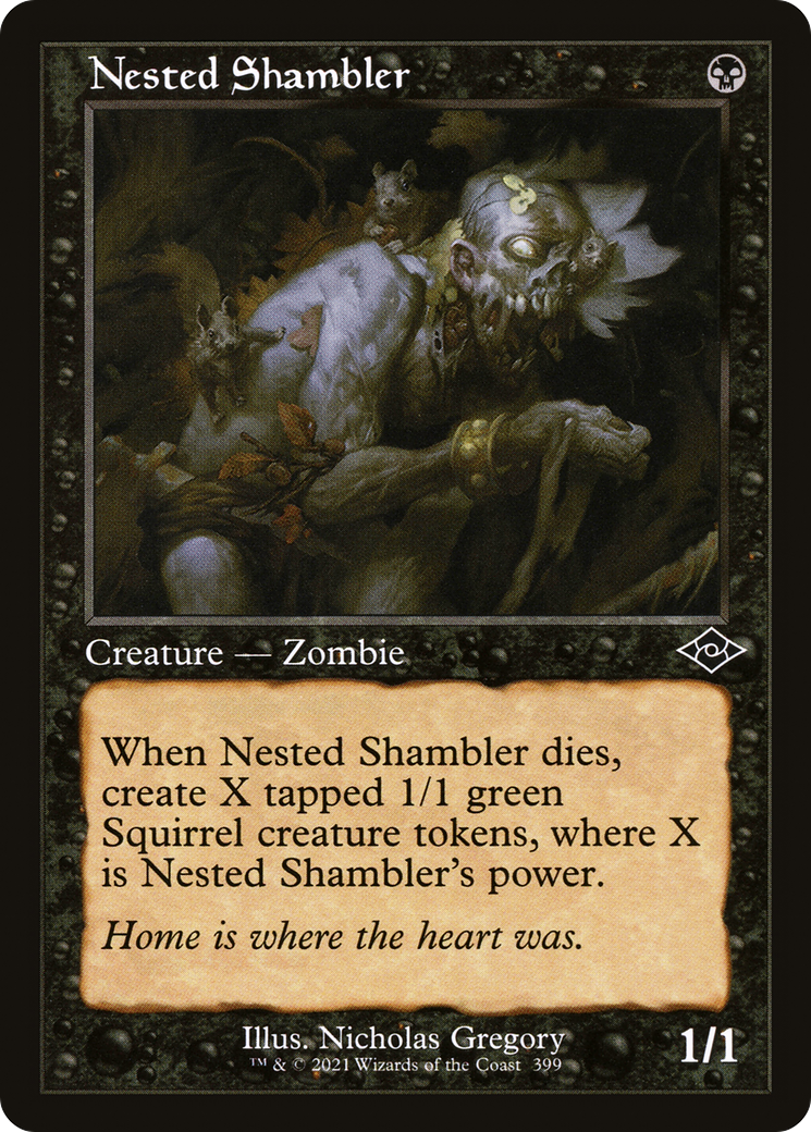 Nested Shambler (Retro Frame) (MH2-399) - Modern Horizons 2 Etched Foil