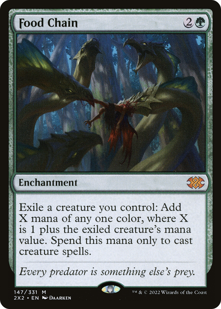 Food Chain (2X2-147)  Foil - Double Masters 2022