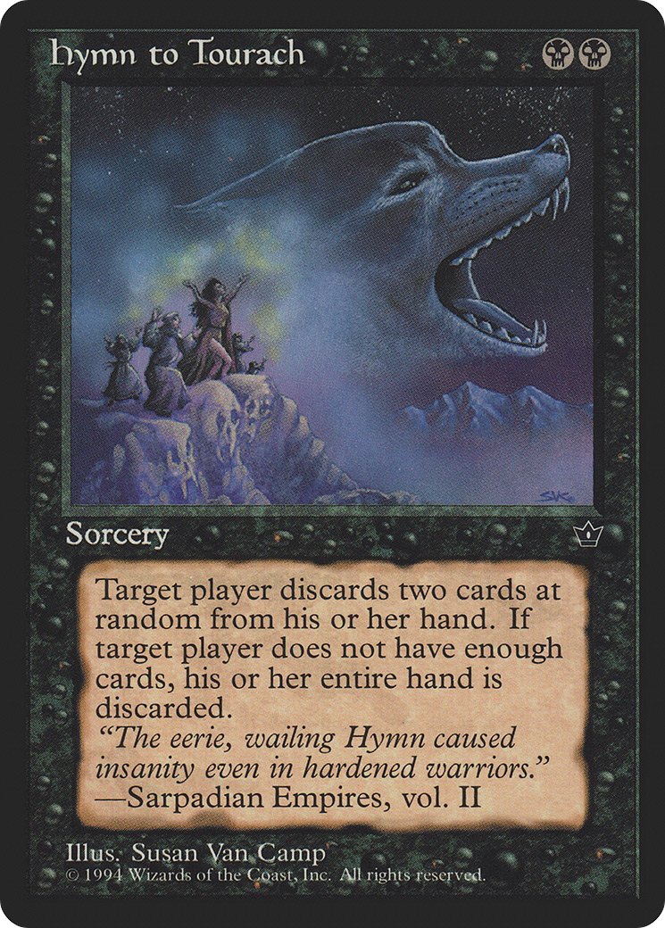 Hymn to Tourach (Van Camp) (FEM-)  - Fallen Empires