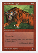 Sabretooth Tiger (5ED-)  - Fifth Edition