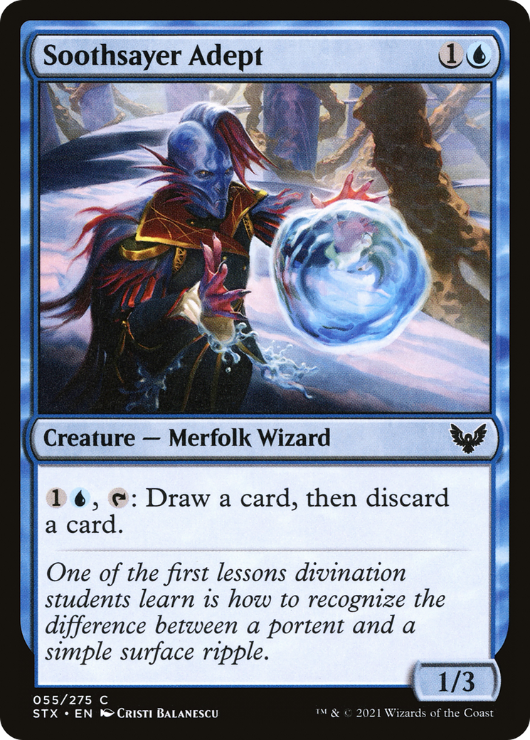 Soothsayer Adept (STX-055)  Foil - Strixhaven: School of Mages