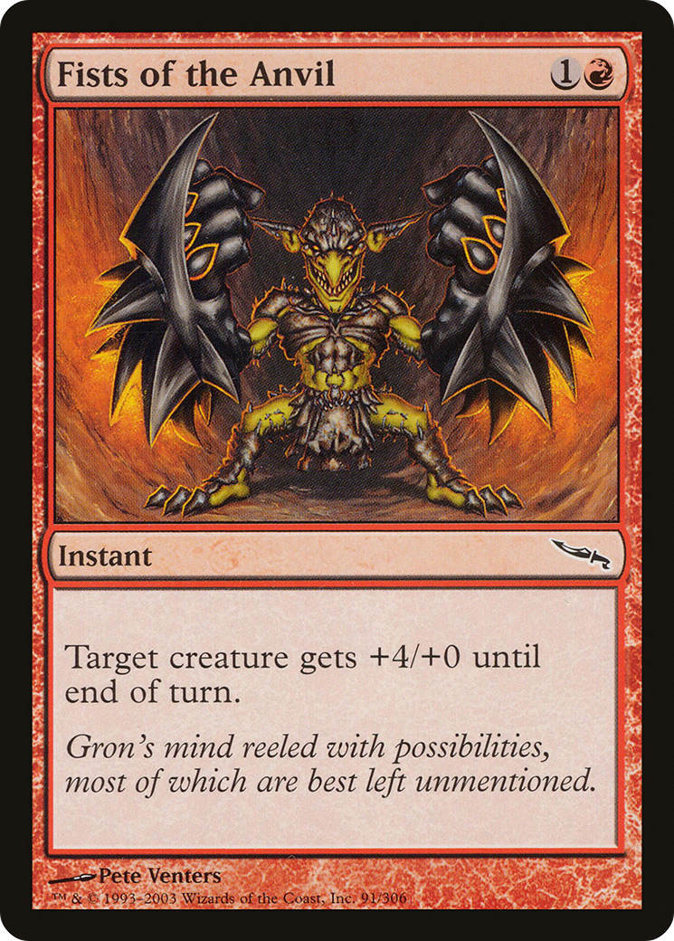 Fists of the Anvil (MRD-091)  Foil - Mirrodin