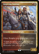 Inspiring Veteran (PPELD-397)  Foil - Throne of Eldraine