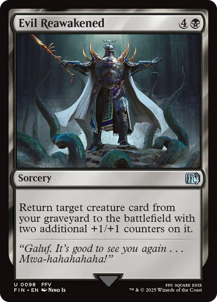 Evil Reawakened (FIN-098)  Foil - FINAL FANTASY