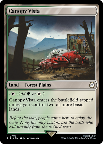 Canopy Vista (Surge Foil) (PIP-783)  Foil - Fallout
