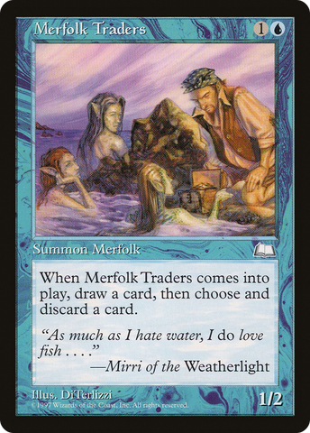 Merfolk Traders (WTH-) - Weatherlight