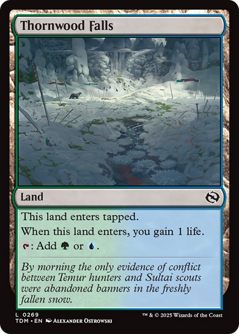 Thornwood Falls (TDM-269) - Tarkir: Dragonstorm