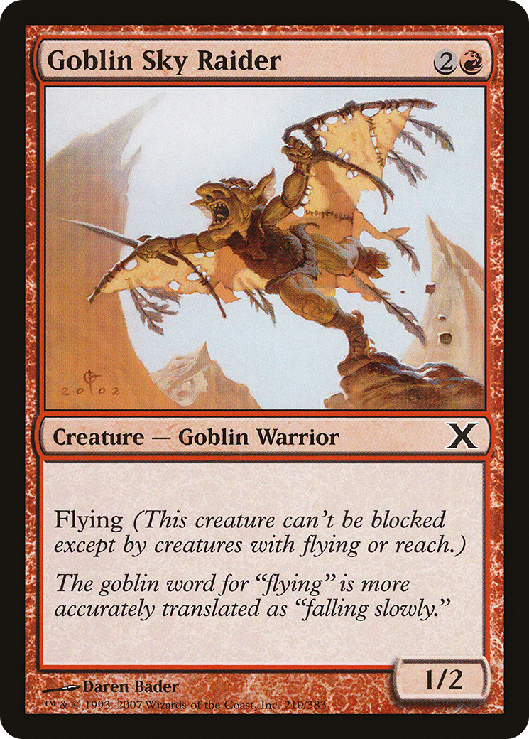 Goblin Sky Raider (10E-210)  - Tenth Edition