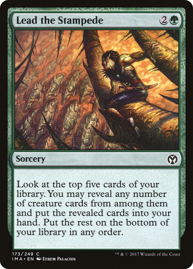 Lead the Stampede (IMA-173)  - Iconic Masters