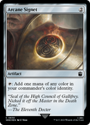 Arcane Signet (Surge Foil) (WHO-830)  Foil - Doctor Who