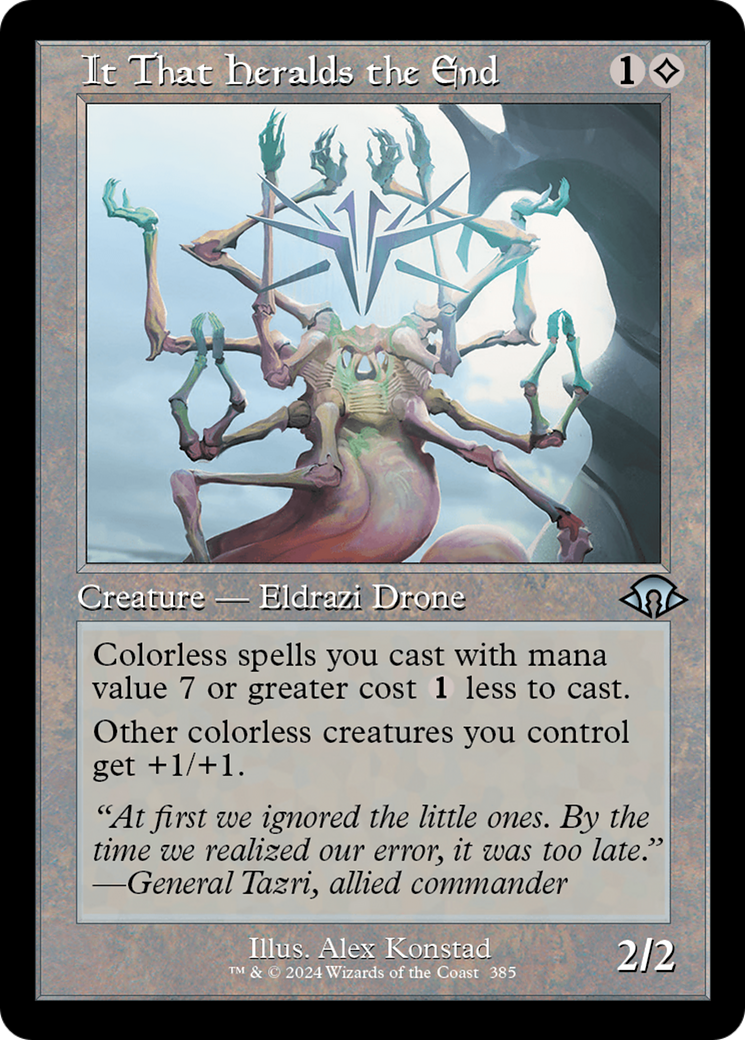 It That Heralds the End (Retro Frame) (MH3-385)  Foil - Modern Horizons 3
