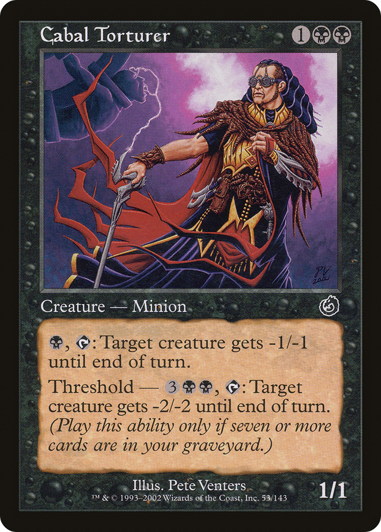 Cabal Torturer (TOR-053)  Foil - Torment
