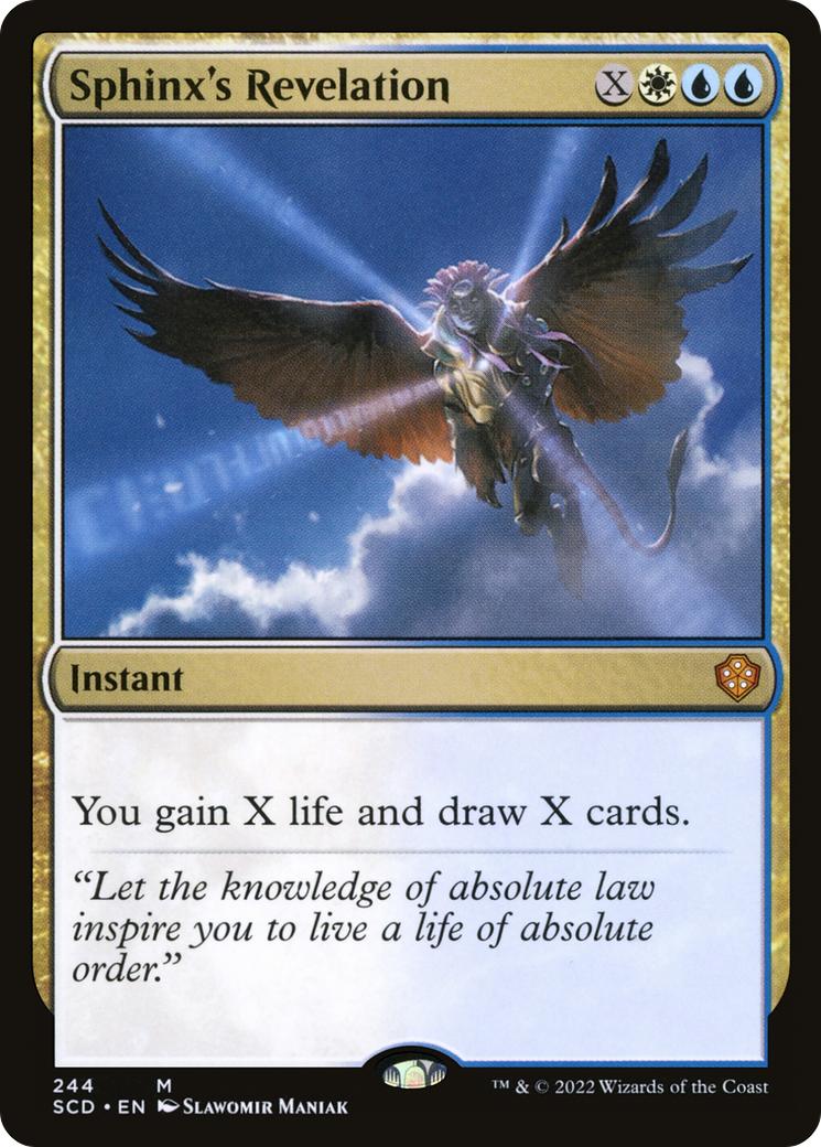 Sphinx's Revelation (SCD-244)  - Starter Commander Decks