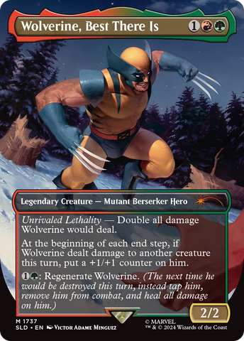 Wolverine, Best There Is (SLD-1737)  - Secret Lair Drop (Borderless)