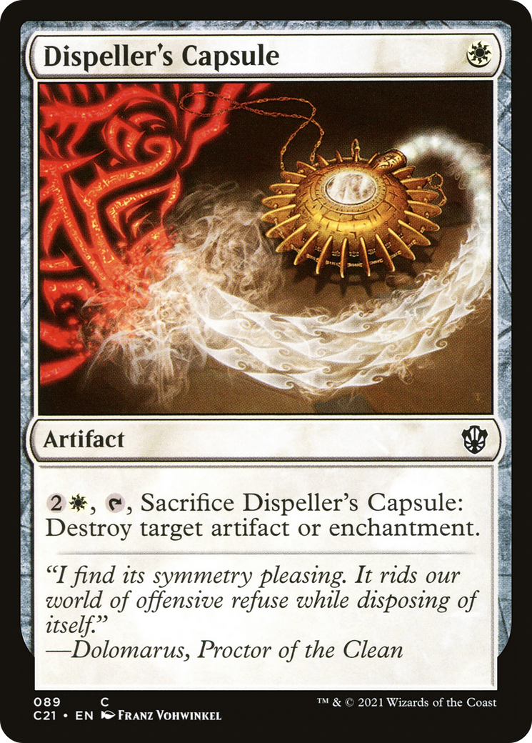 Dispeller's Capsule (C21-089)  - Commander 2021