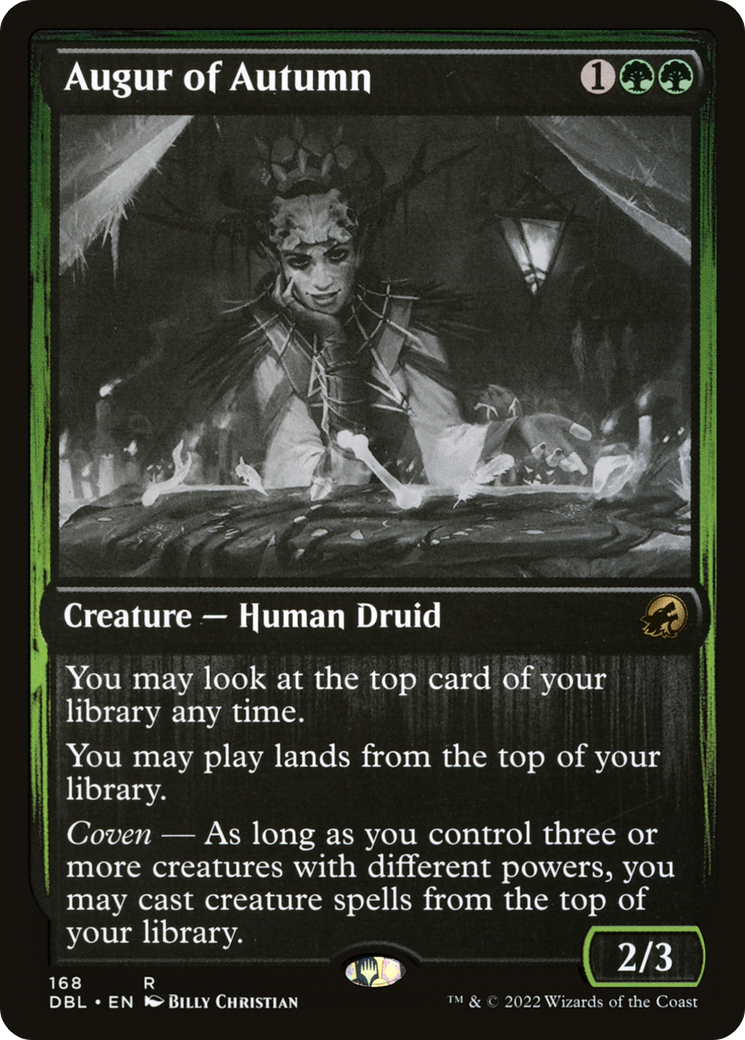 Augur of Autumn (DBL-168)  Foil - Innistrad: Double Feature