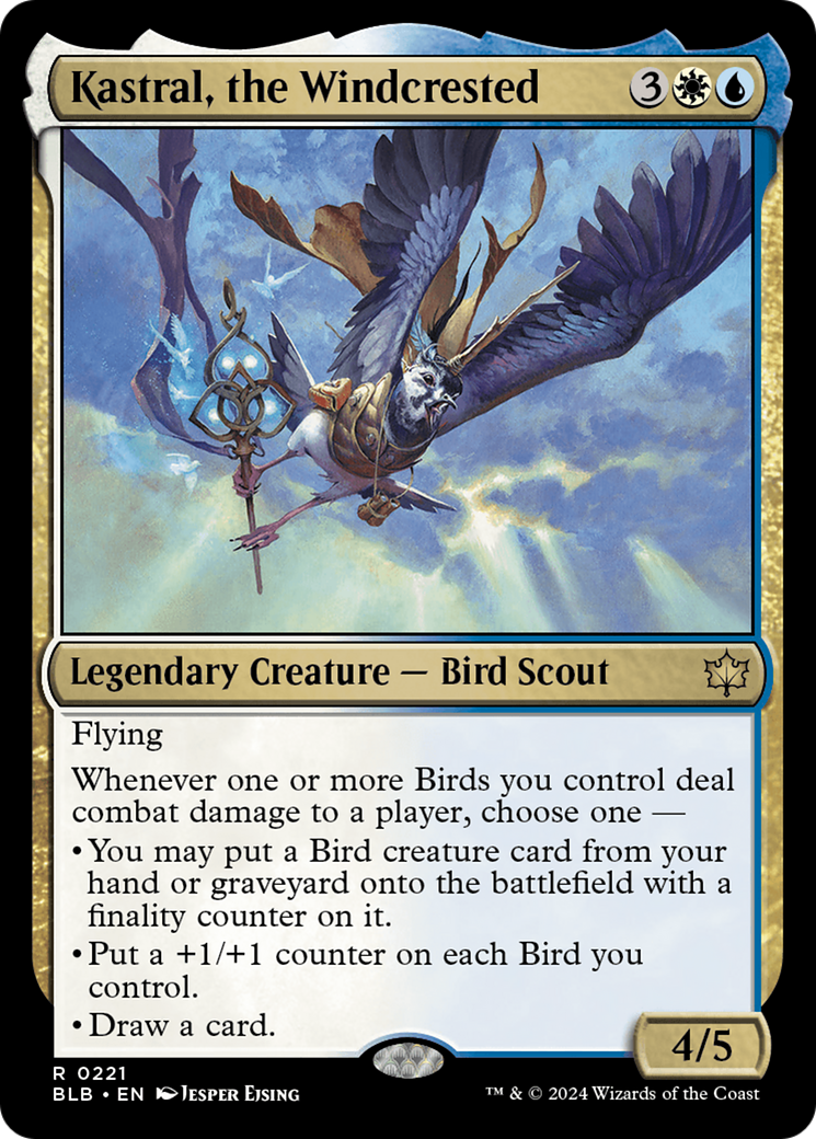 Kastral, the Windcrested (BLB-221)  - Bloomburrow