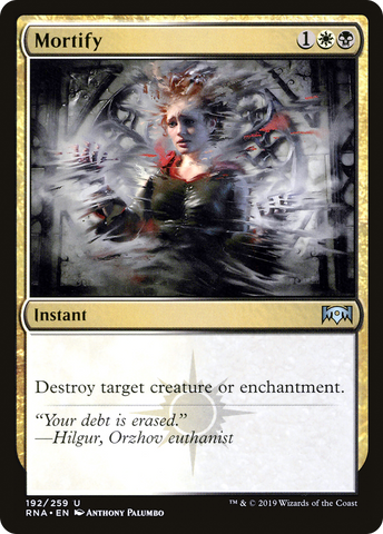 Mortify (RNA-192)  Foil - Ravnica Allegiance