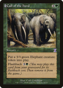 Call of the Herd (TSB-074)  Foil - Time Spiral Timeshifted: (tombstone)