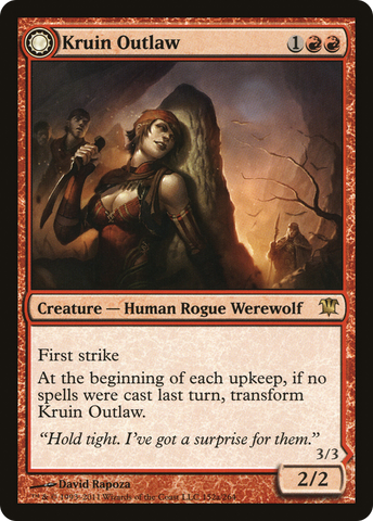 Kruin Outlaw (ISD-152)  Foil - Innistrad: (Double Faced Transform)