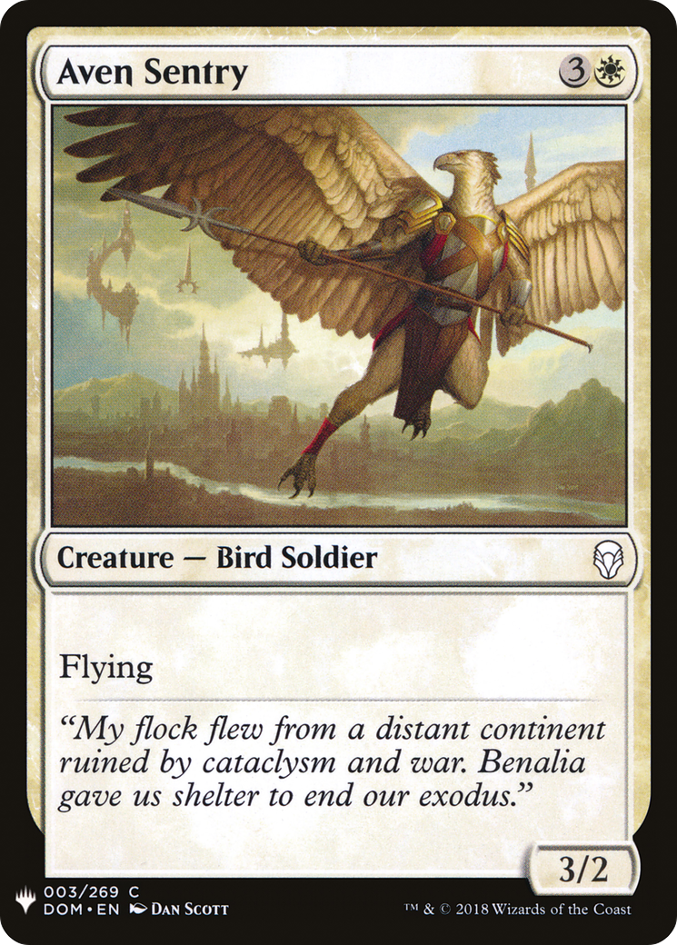 Aven Sentry (LIST-DOM-3)  - The List